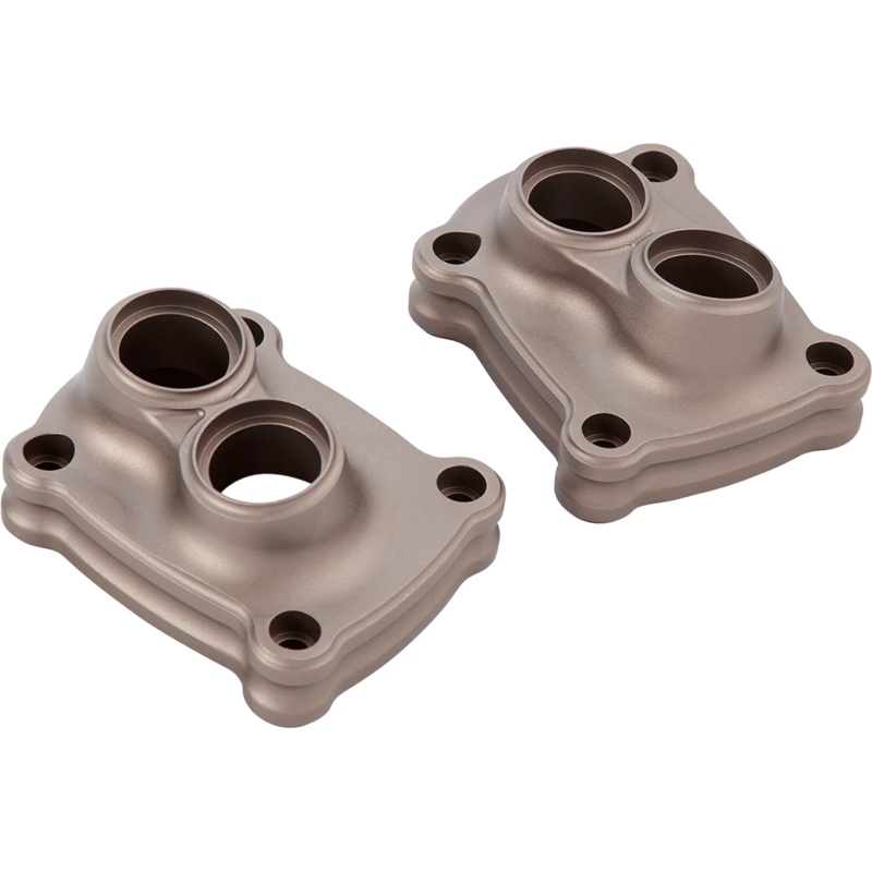 Arlen Ness Lifter Block Covers – 10 Gauge – Titanium 12-585