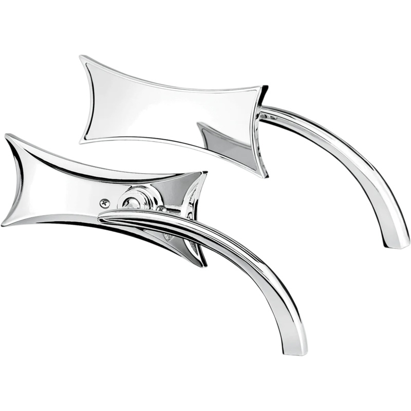 Arlen Ness Mirror – Micro – Four-Point – Side View – Rectangle – Chrome – Left 13-416