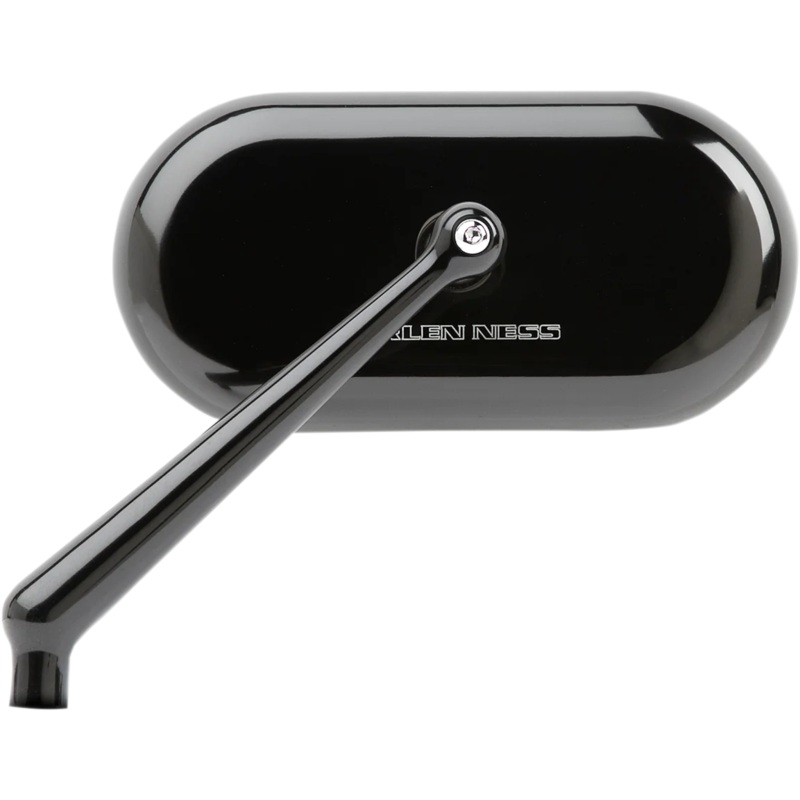 Arlen Ness Mirror – Side View – Oval – Black – Left 13-170