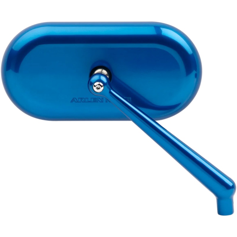 Arlen Ness Mirror – Side View – Oval – Blue – Right 13-177
