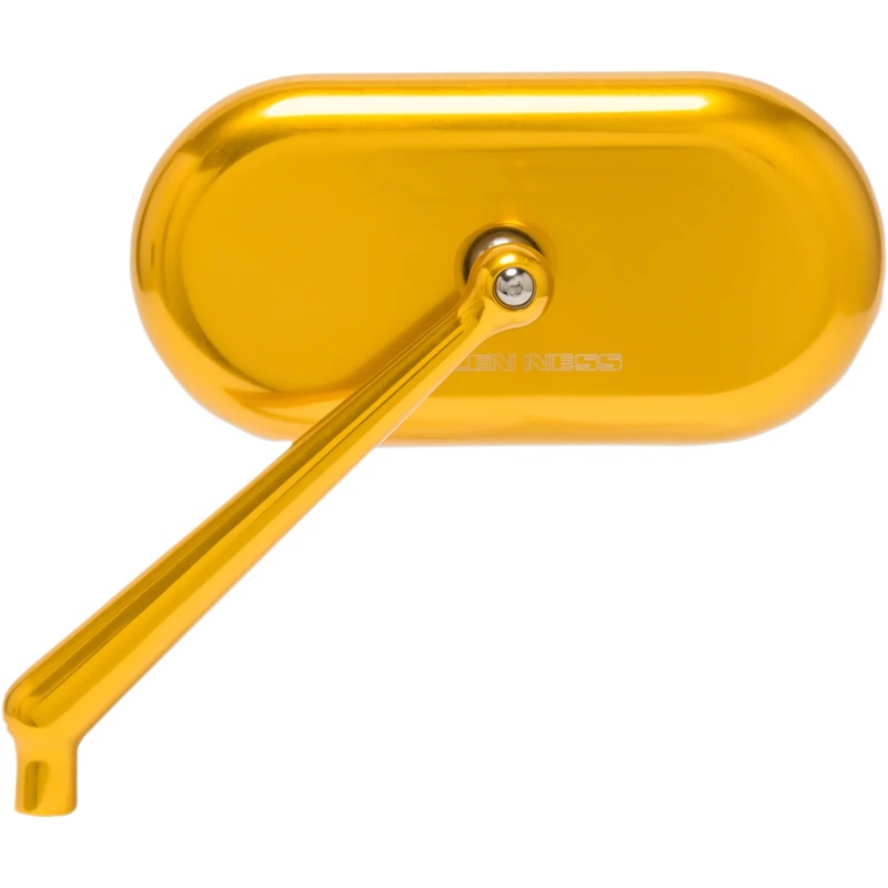 Arlen Ness Mirror – Side View – Oval – Gold – Left 13-175