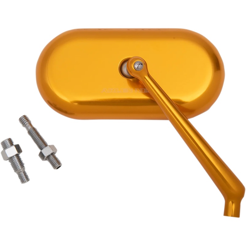 Arlen Ness Mirror – Side View – Oval – Gold – Right 13-178