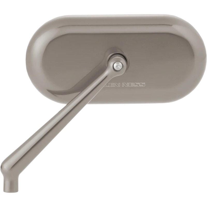 Arlen Ness Mirror – Side View – Oval – Titanium – Left 13-186