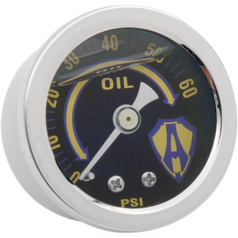 Arlen Ness Oil Pressure Gauge Kit – Replacement – Chrome 15-655