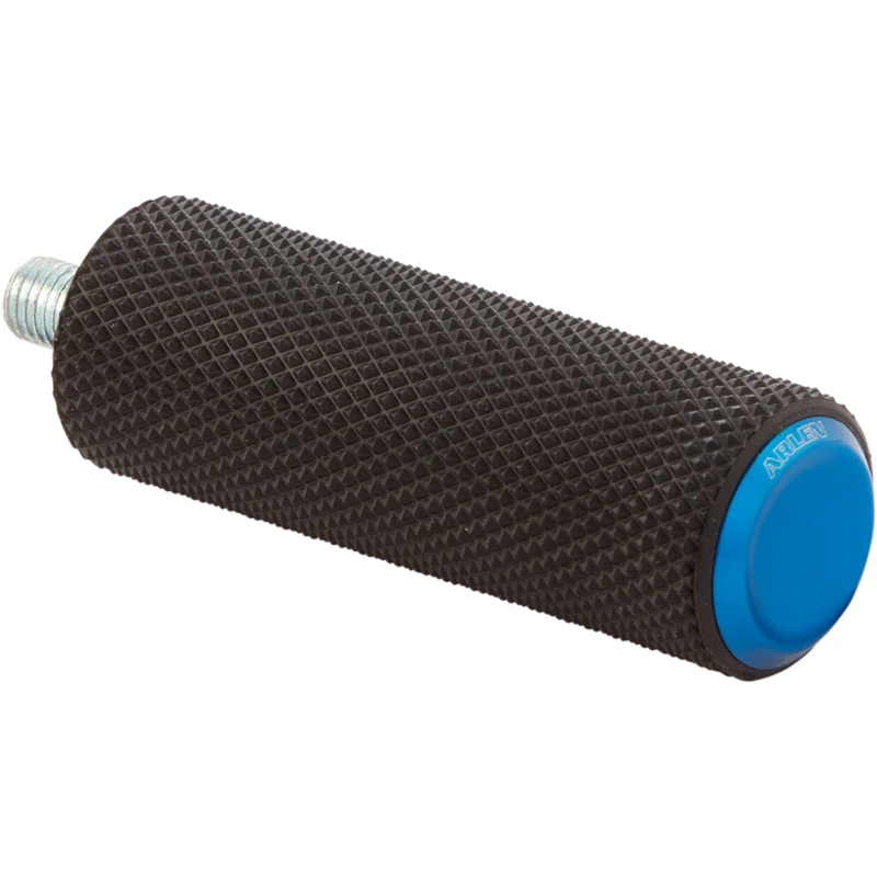 Arlen Ness Shift Peg – Knurled – Blue 07-947