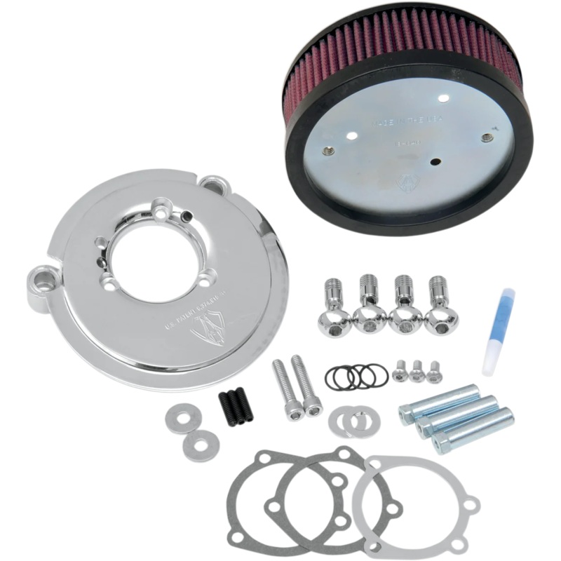 Arlen Ness Big Sucker Air Filter Kit – Chrome – Stage I 18-825