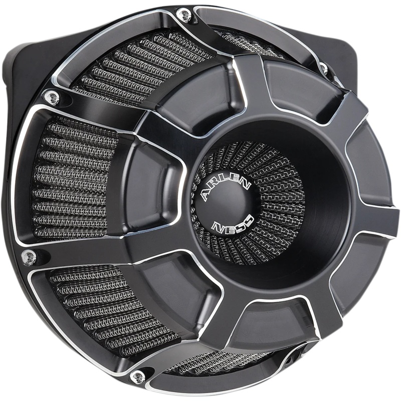 Arlen Ness Inverted Series Air Cleaner Kit – Black 18-919