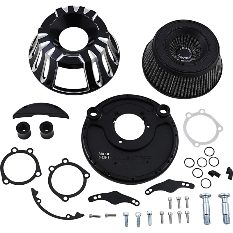Arlen Ness Inverted Series Air Cleaner Kit – Black 18-931