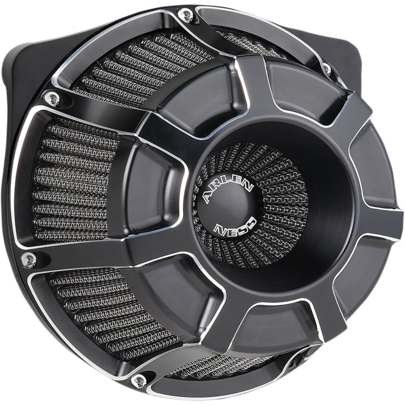 Arlen Ness Inverted Series Air Cleaner Kit – Black 18-933