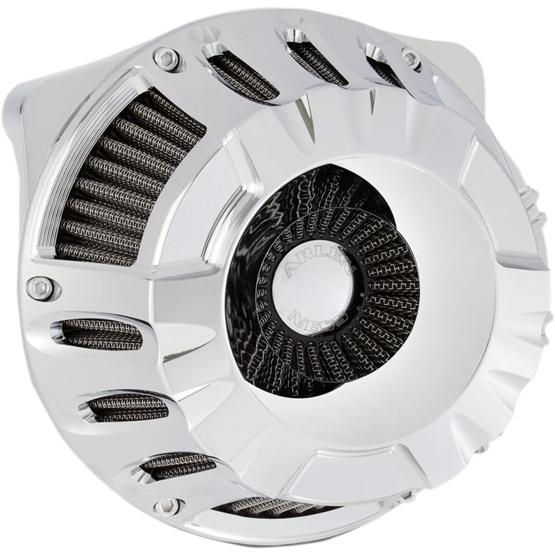 Arlen Ness Inverted Series Air Cleaner Kit – Chrome 18-916