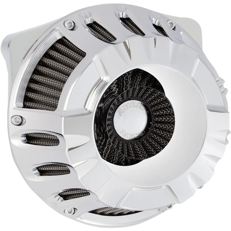 Arlen Ness Inverted Series Air Cleaner Kit – Chrome 18-926