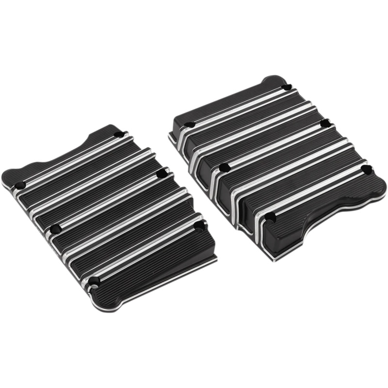 Arlen Ness Rocker Box Covers – 10 Gauge – Black 18-253