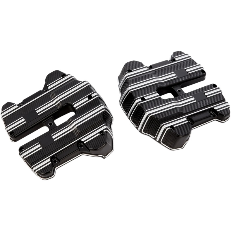 Arlen Ness Rocker Box Covers – 10 Gauge – Black 18-263
