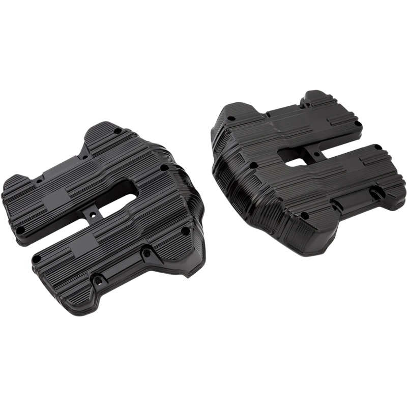 Arlen Ness Rocker Box Covers – 10 Gauge – Black 18-266