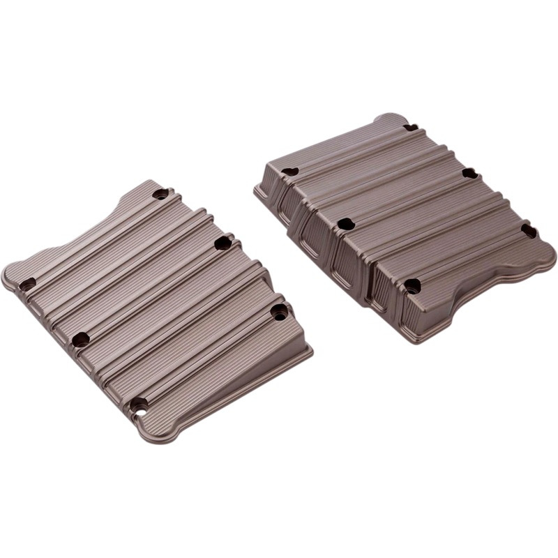 Arlen Ness Rocker Box Covers – 10 Gauge – Titanium 18-257
