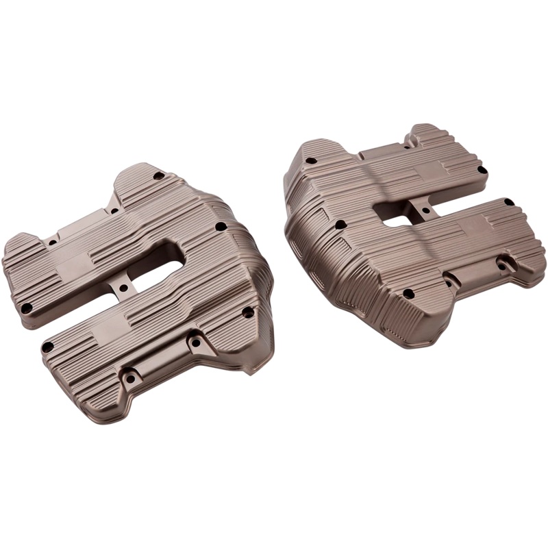Arlen Ness Rocker Box Covers – 10 Gauge – Titanium 18-267