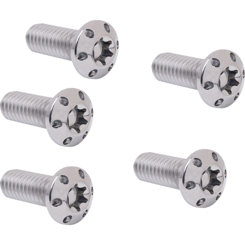 Arlen Ness Bolt Kit – Holeshot/Rotor/Front – Hub Mount – Polished – 5 Pack 300-912