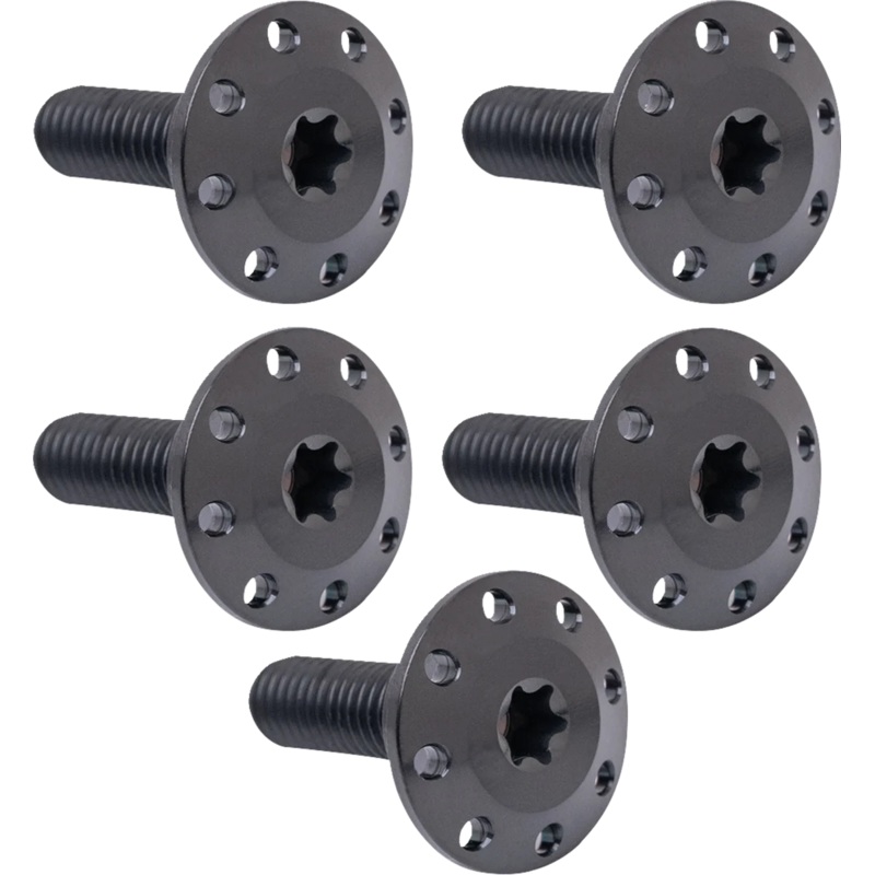 Arlen Ness Bolt Kit – Holeshot/Rotor/Front – Spoke Mount – Black – 5 Pack 300-907