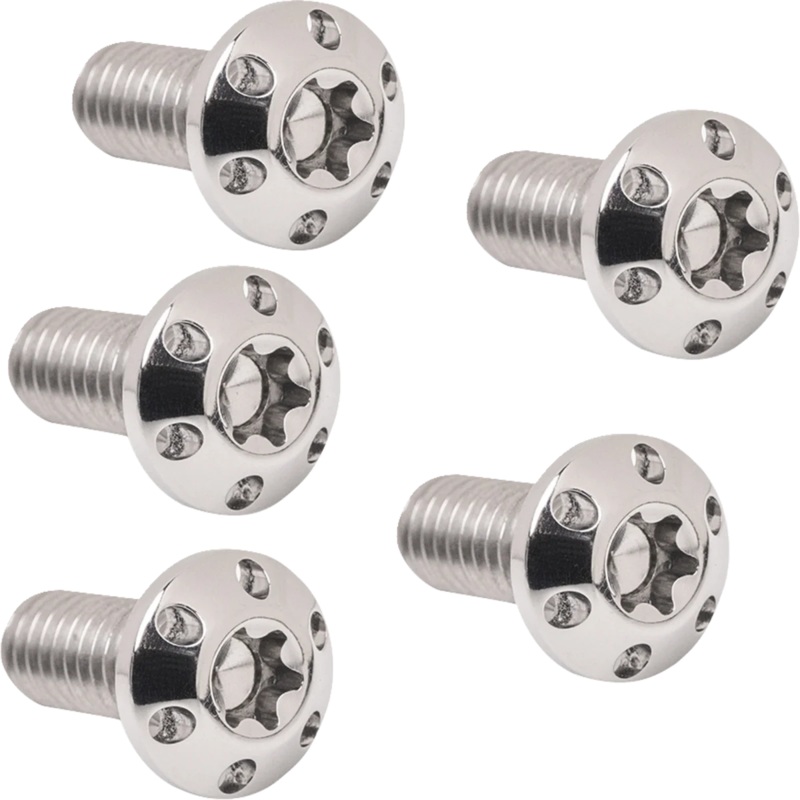 Arlen Ness Bolt Kit – Holeshot/Rotor/Rear – Hub Mount – Polished – 5 Pack 300-909