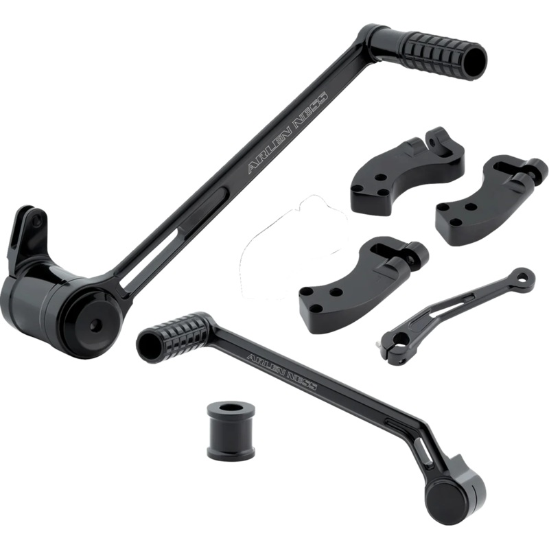 Arlen Ness Extended Foot Control Kit – 3″- Black 410-036