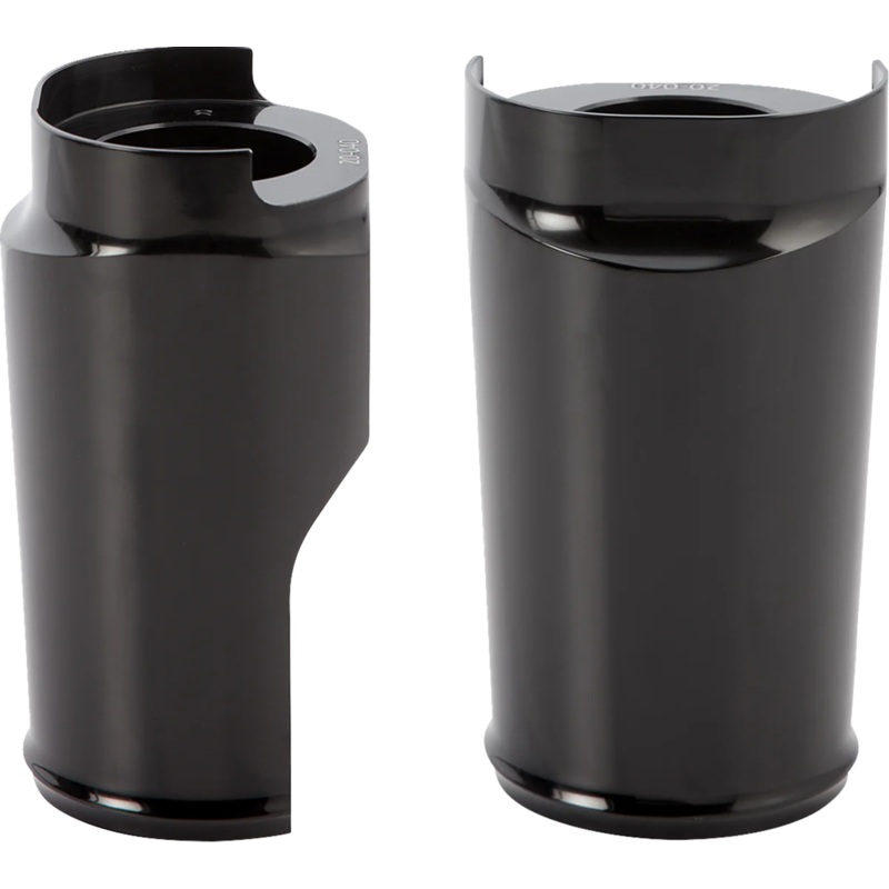 Arlen Ness Fat Tire Fork Boot Cover – Black Anodized – Smooth 20-042