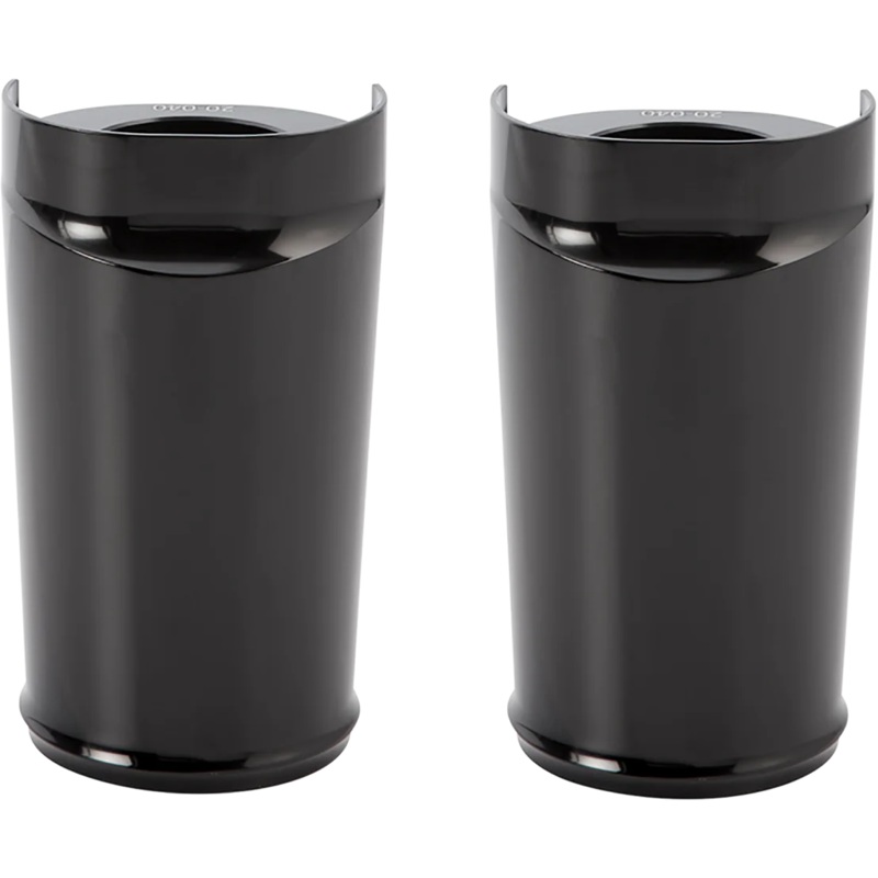 Arlen Ness Fork Boot Cover – Black Anodized – Smooth 20-033