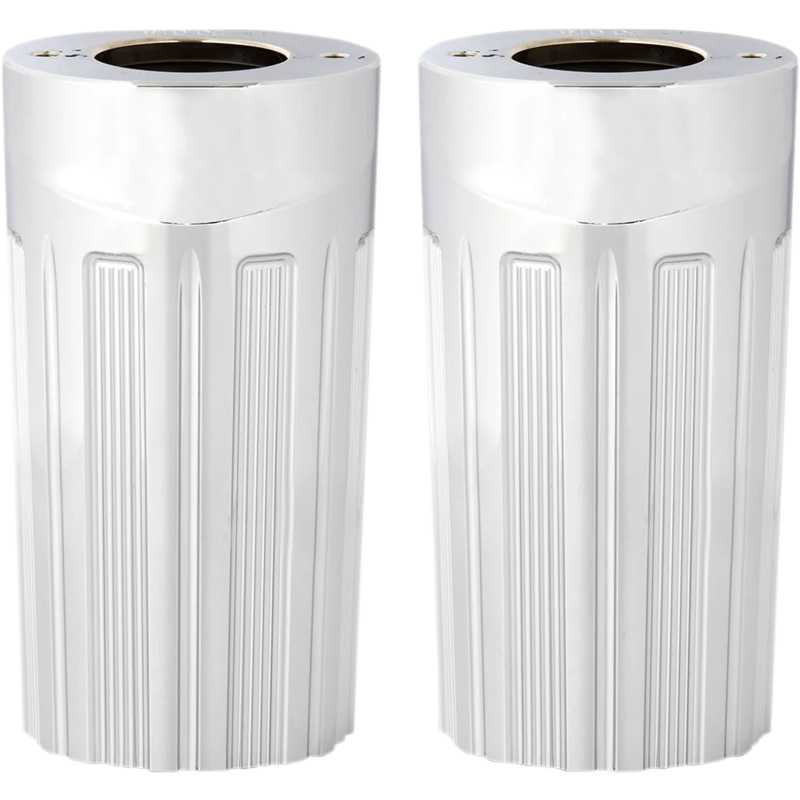 Arlen Ness Fork Boot Covers – Chrome – 10-Gauge – FLHT 20-018