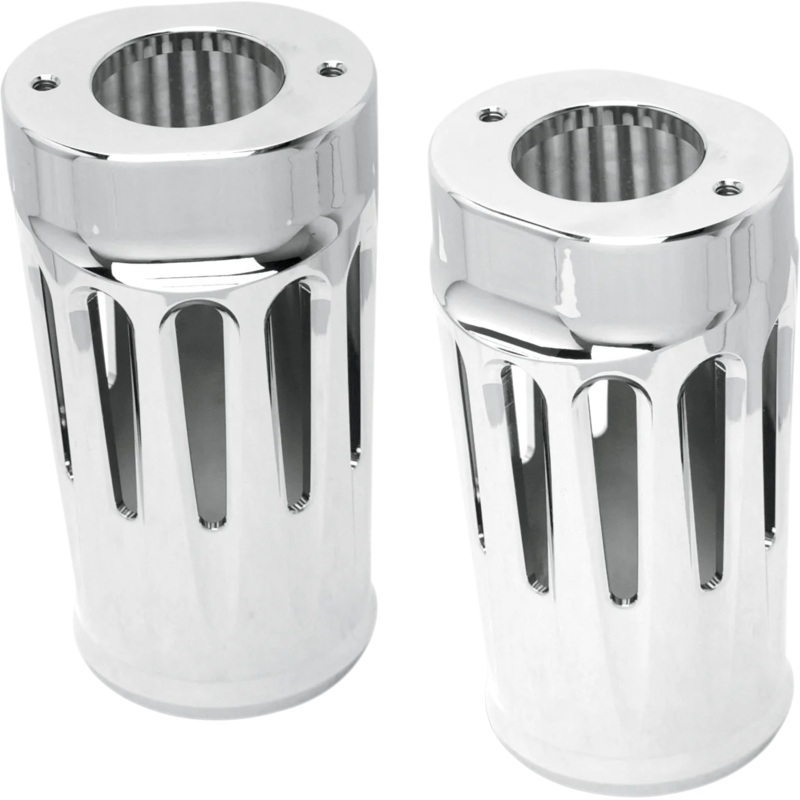 Arlen Ness Fork Boot Covers – Chrome – Deep Cut – FLHTD 20-012