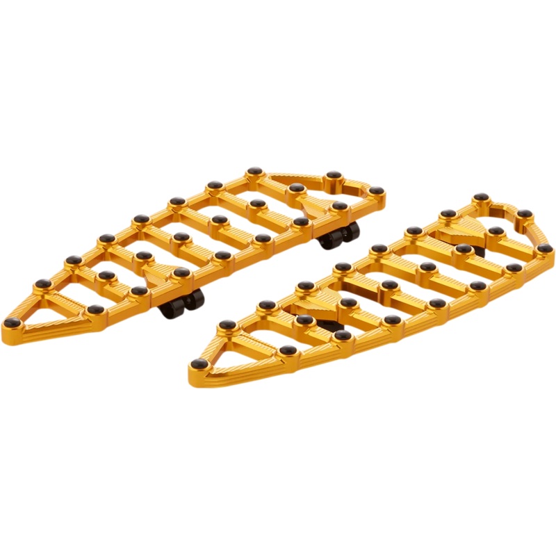 Arlen Ness MX Driver Floorboards – Gold 410-010