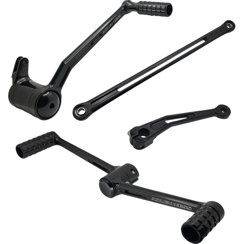 Arlen Ness SpeedLiner Foot Control Kit w/ Heel/Toe Shifter – Black 420-100