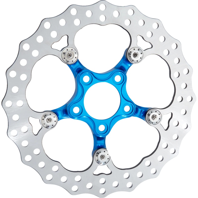 Arlen Ness Spider Rotor – 11.8″ – Blue 300-061