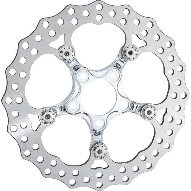 Arlen Ness Spider Rotor – 11.8″ – Chrome – Rear 300-076