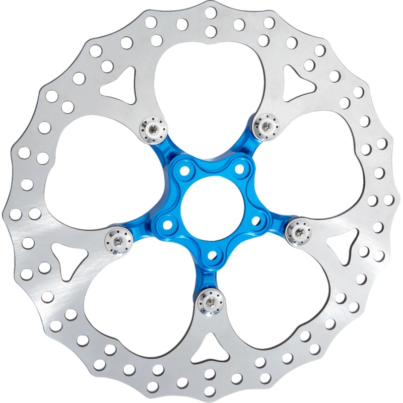 Arlen Ness Spider Rotor – 14″ – Blue 300-062