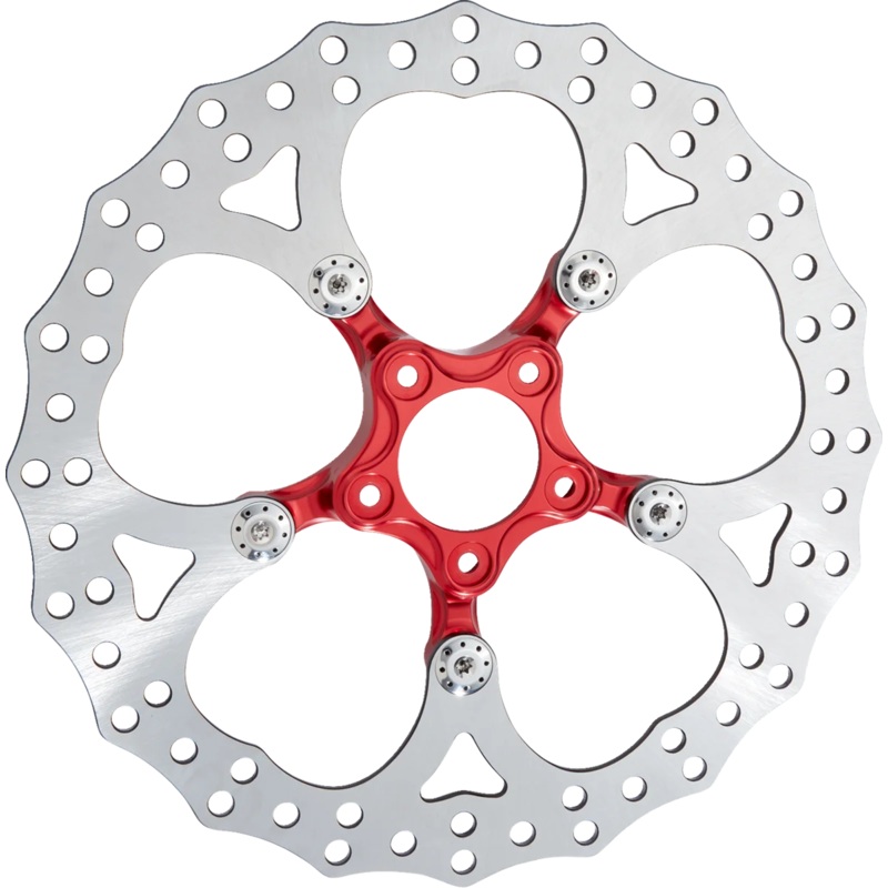 Arlen Ness Spider Rotor – 14″ – Red 300-070
