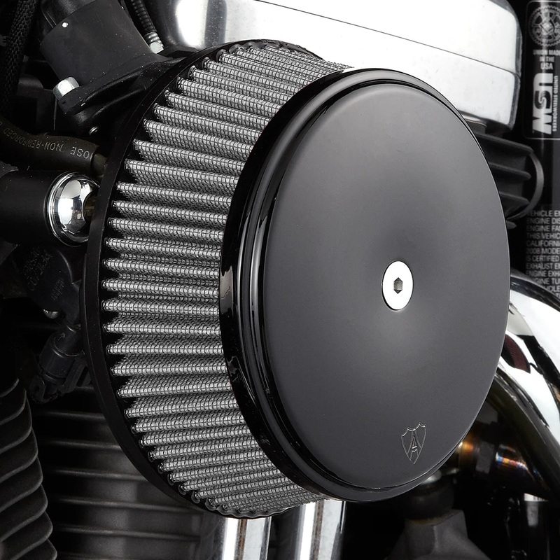 Arlen Ness Big Sucker Stage I Air Filter Kit – Wrinkle Black 50-339