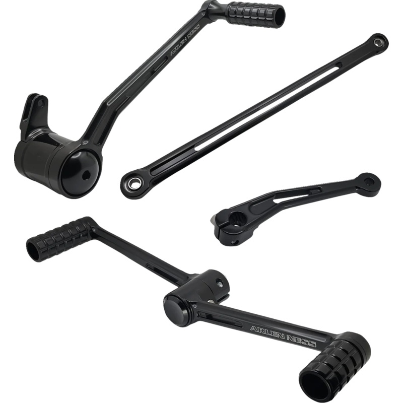 Arlen Ness Deep Cut Foot Control Kit w/ Heel/Toe Shifter – Black 420-106