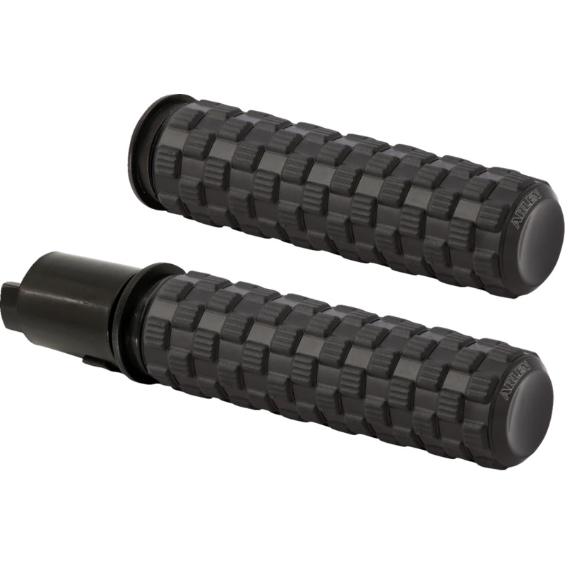 Arlen Ness Grips – Air Trax – TBW – Black 500-066