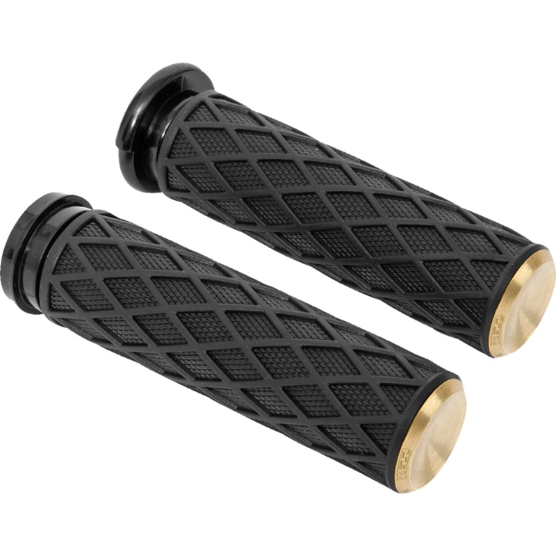 Arlen Ness Grips – Diamond – Cable – Brass 500-006
