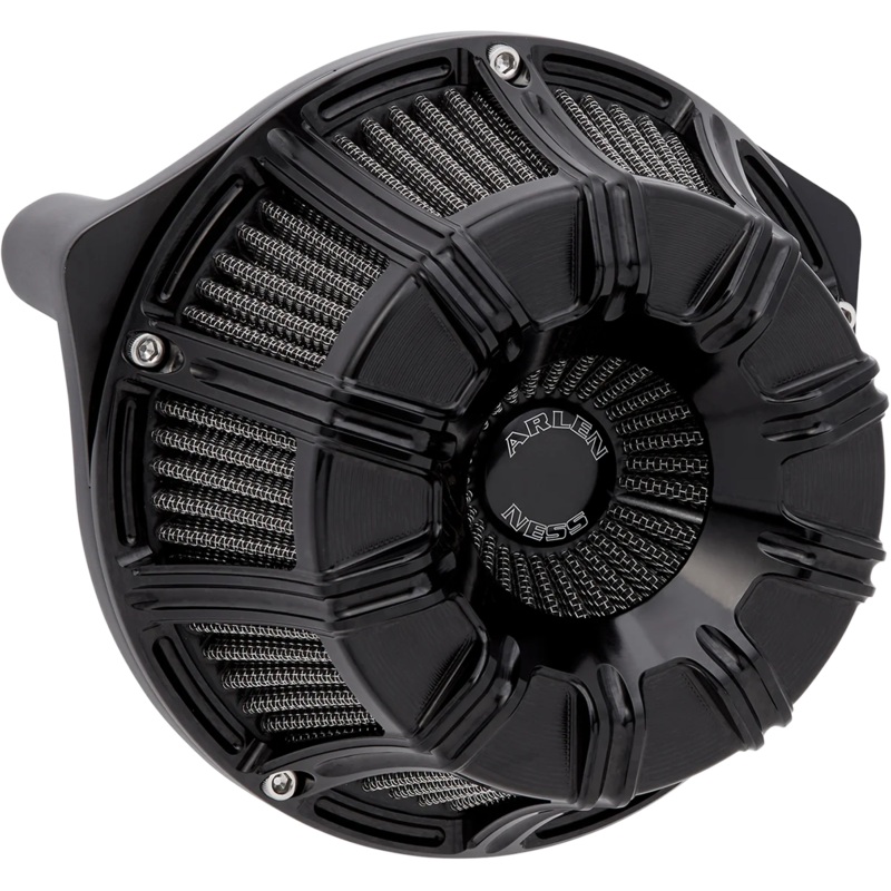 Arlen Ness Inverted Series Air Cleaner Kit – Black 600-010