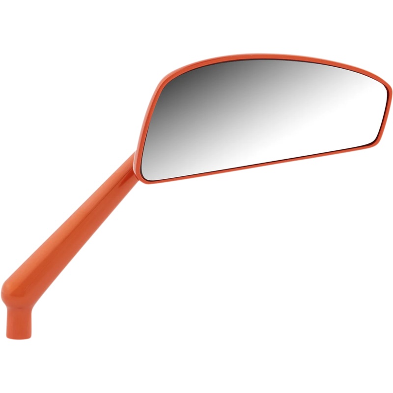 Arlen Ness Mirror – Tearchop – Side View – Teardrop – Orange – Right 510-020