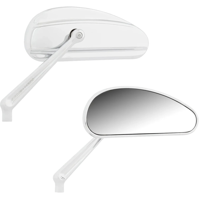 Arlen Ness Mirrors – Downdraft – Side View – Elongated – Chrome 510-027