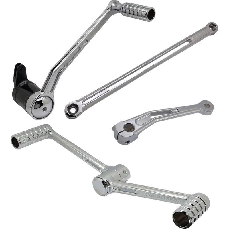 Arlen Ness SpeedLiner Foot Control Kit w/ Heel/Toe Shifter – Chrome 420-102