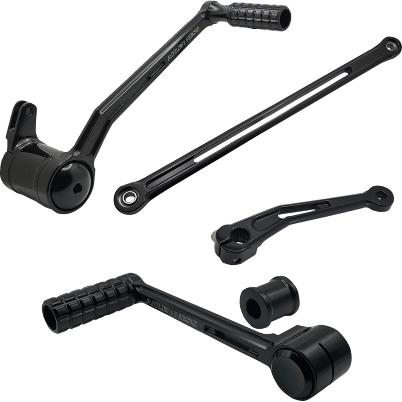 Arlen Ness SpeedLiner Foot Control Kit w/ Toe Shifter – Solo – Black 420-103