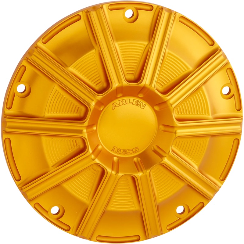 Arlen Ness 10-Gauge Derby Cover – Gold – Touring/Trike 700-004