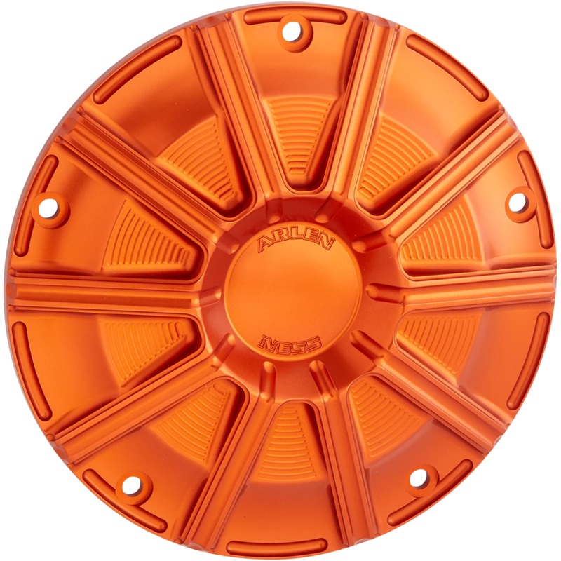 Arlen Ness 10-Gauge Derby Cover – Orange – Touring/Trike 700-005