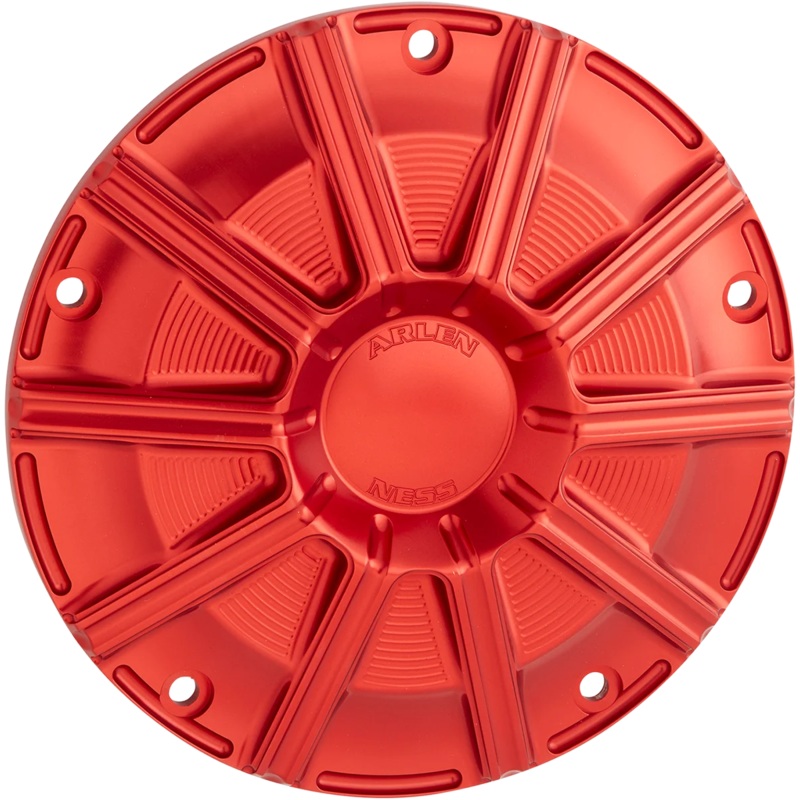 Arlen Ness 10-Gauge Derby Cover – Red – Touring/Trike 700-006