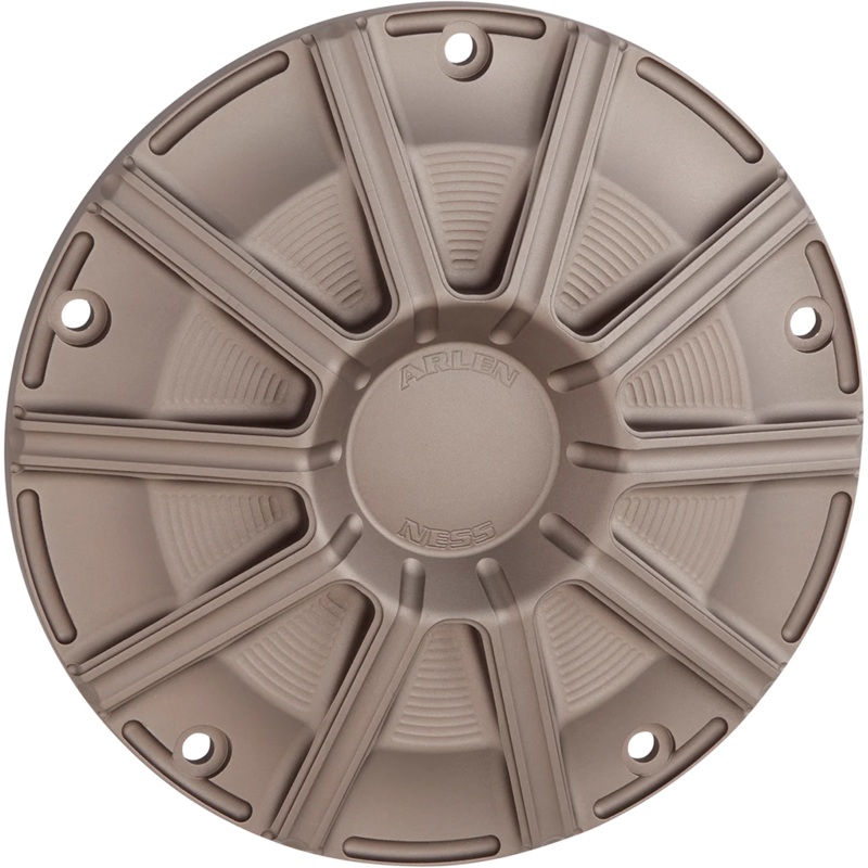 Arlen Ness 10-Gauge Derby Cover – Titanium – Touring/Trike 700-007