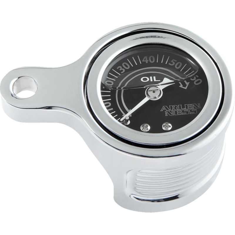 Arlen Ness Oil Pressure Gauge – Method – Chrome 610-102