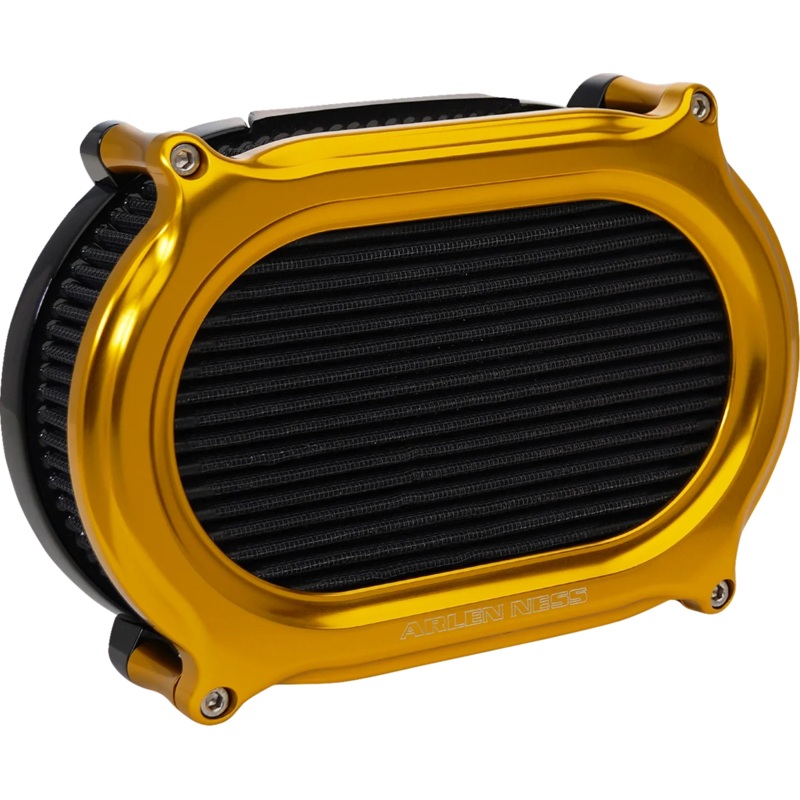 Arlen Ness Performance Air Filter Kit – Stage II – Gold 600-187