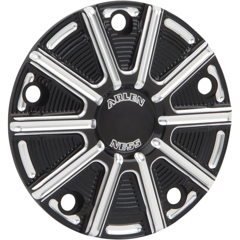Arlen Ness Points Cover – Black – Twin Cam 700-026